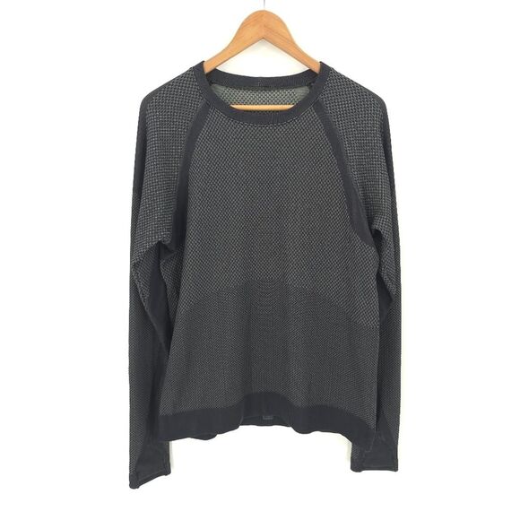 Lululemon Rest Less Pullover Athletic Shirt Womens Seamless Wicking Thumbholes - Picture 1 of 12